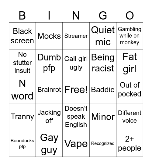 Stackswoppo Bingo Card