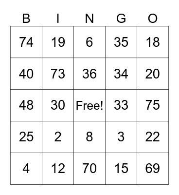 ccOKC New Years BINGO 2025 Bingo Card
