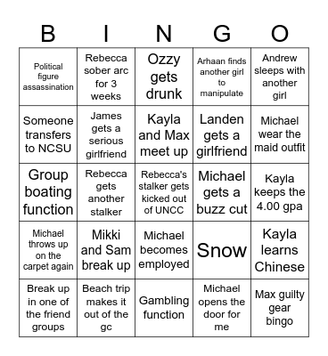 2025 Bingo Card