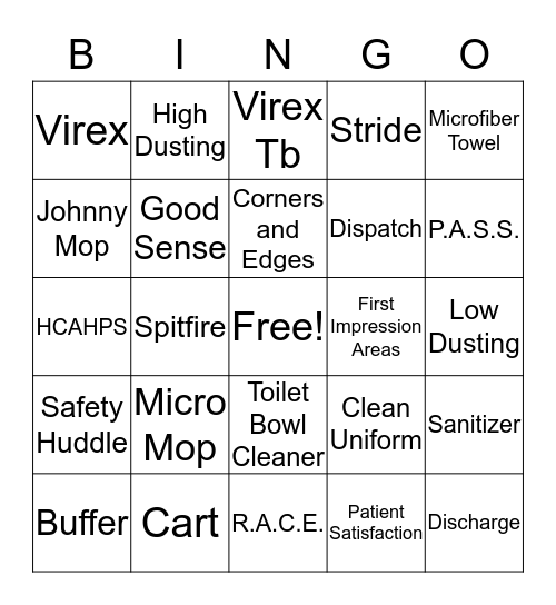 EVS BINGO!!!!! Bingo Card