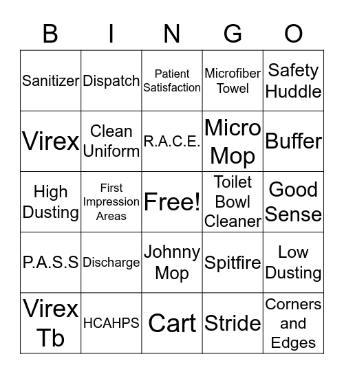 EVS Bingo !!!!! Bingo Card