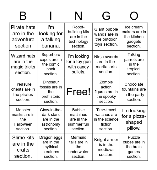 Items are in the section S14 U12 Bingo Card