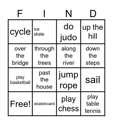 What's great about making things? Bingo Card