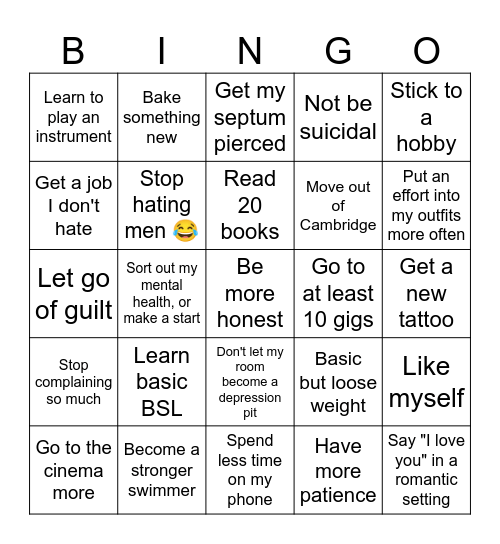 2025 Alex is a new Alex Bingo Card