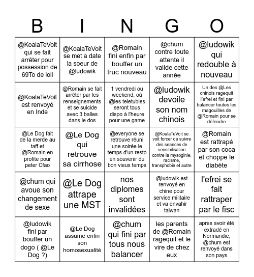 2025 Bingo Card
