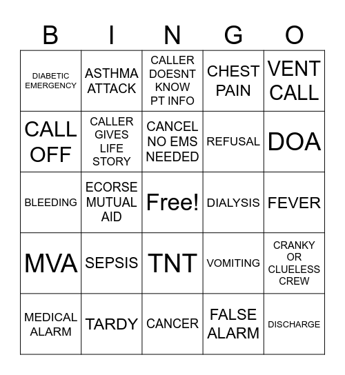 57 Bingo Call