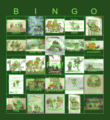 Ispy Bingo 1/3/2024 Bingo Card