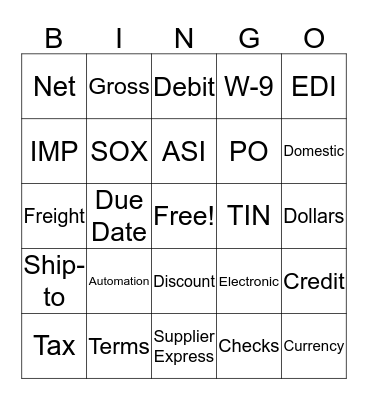 AP Email Bingo Card