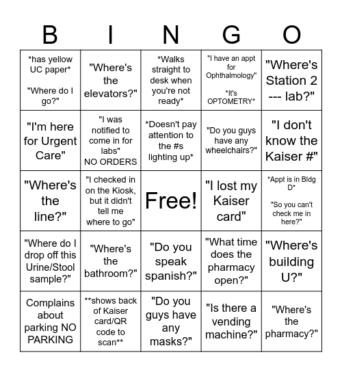 2025 Bingo Card