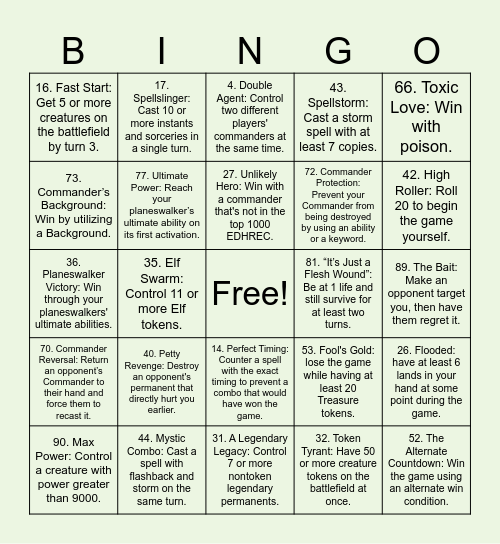 SNM Bingo Card Bingo Card
