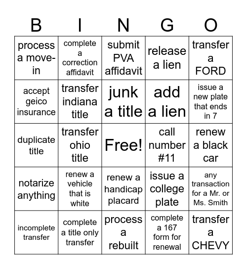 JCCO Bingo Card