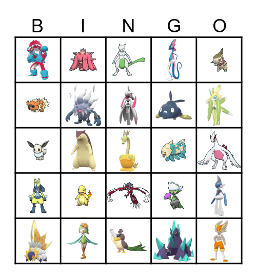 2025 Shiny Hunting Bingo Card