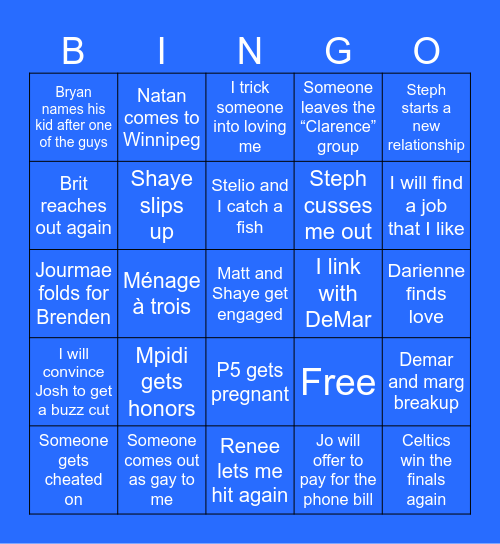 2025 nonsense Bingo card Bingo Card