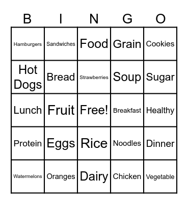 Grade 6 Review Bingo Card
