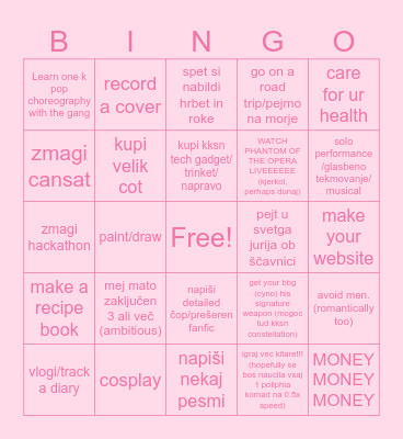 Tiin 2025 Bingo Card