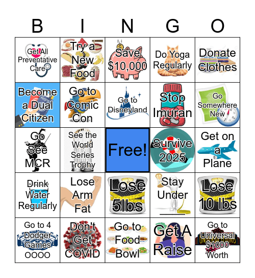 2025 Bingo Card