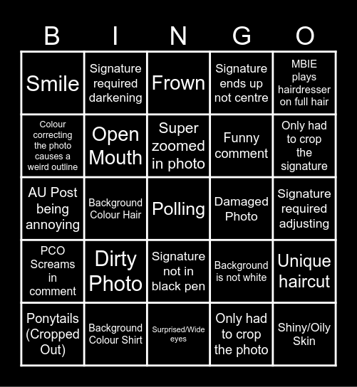 MBIE Easy Bingo! Bingo Card