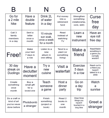 McBingo 2025 Bingo Card