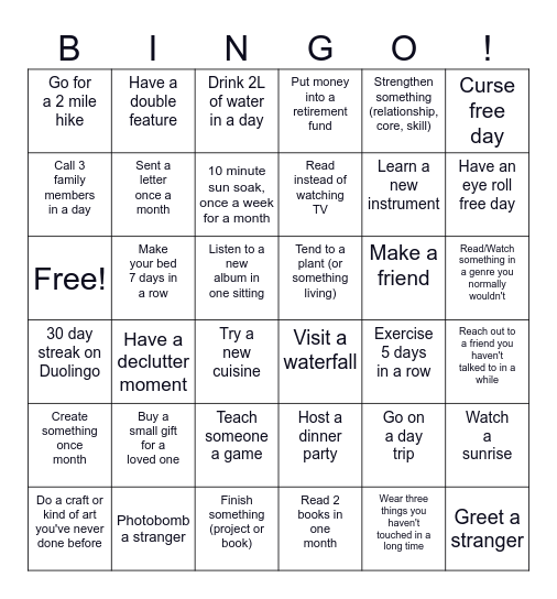 McBingo 2025 Bingo Card