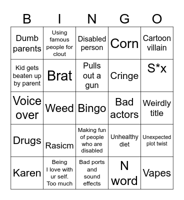 Tomorrows teachings Bingo Card