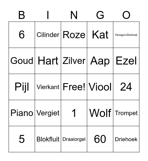 Trivia Bingo! Bingo Card