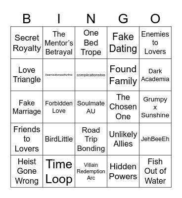 Blackhill Comment Bingo 2025 Bingo Card