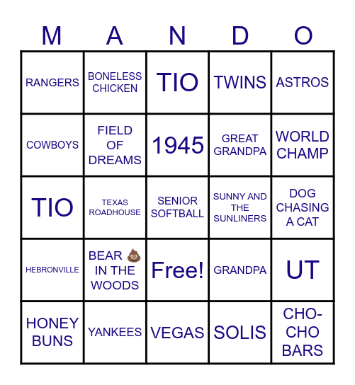 Cheers to 80 Years! 🥂 Bingo Card