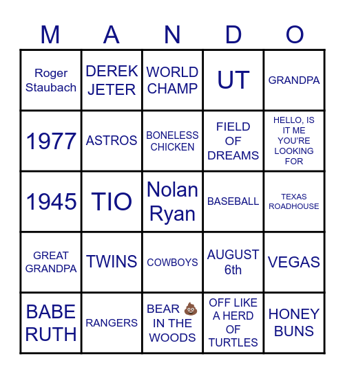 Cheers to 80 Years! 🥂 Bingo Card