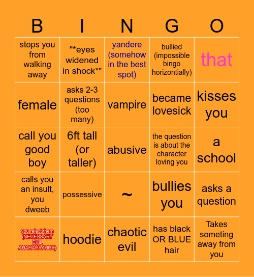 character ai bingo Card