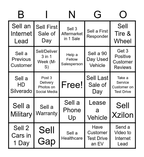 Number Bingo 1-25 Bingo Card