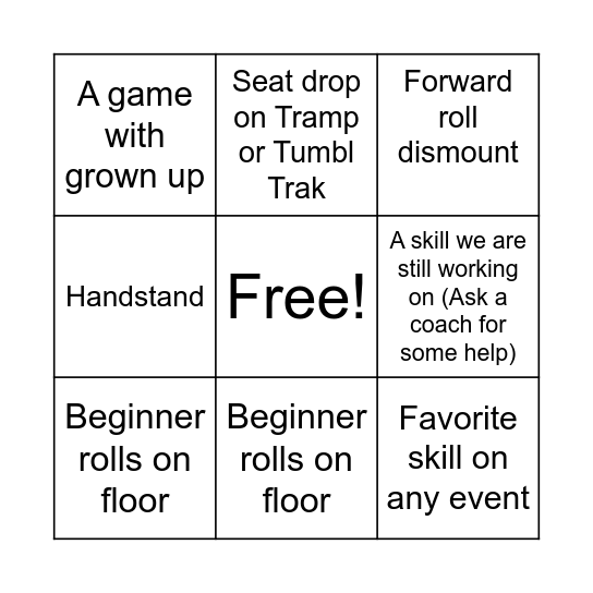 Stars 1 Bingo Card