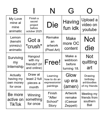 Lemmysbingo2025yeaaaa Bingo Card