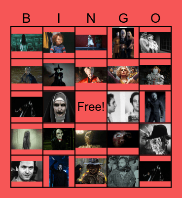 HORROR BINGO Card