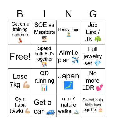 H&M 2025 Bingo Card