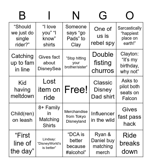 Happy Birthday Clayton Bingo! Bingo Card