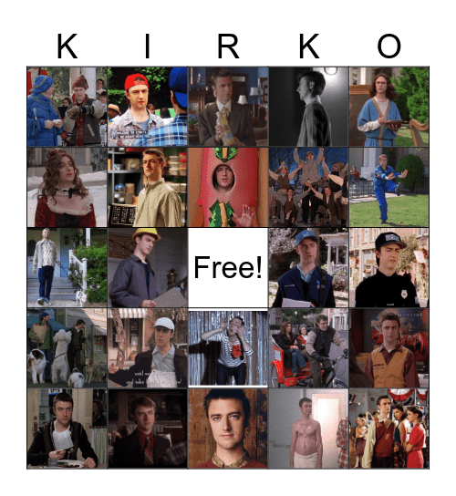 KIRKO Bingo Card