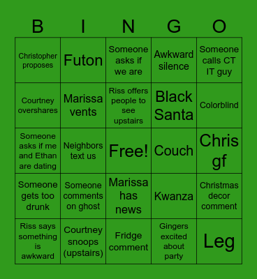 Work party 😵 🎄 Bingo Card