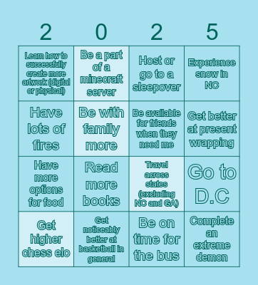 [       25. Bingo Card