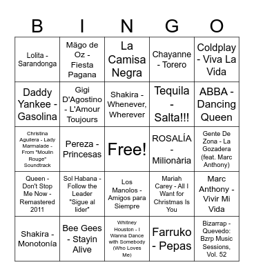 BINGO REYES MAGOS Bingo Card