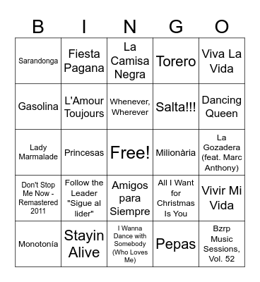 BINGO REYES MAGOS Bingo Card