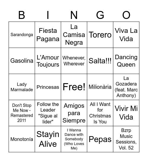 BINGO REYES MAGOS Bingo Card