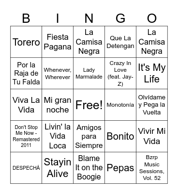 BINGO REYES MAGOS Bingo Card