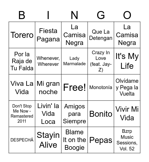 BINGO REYES MAGOS Bingo Card