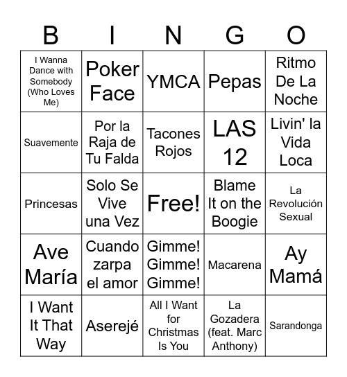 BINGO REYES MAGOS Bingo Card