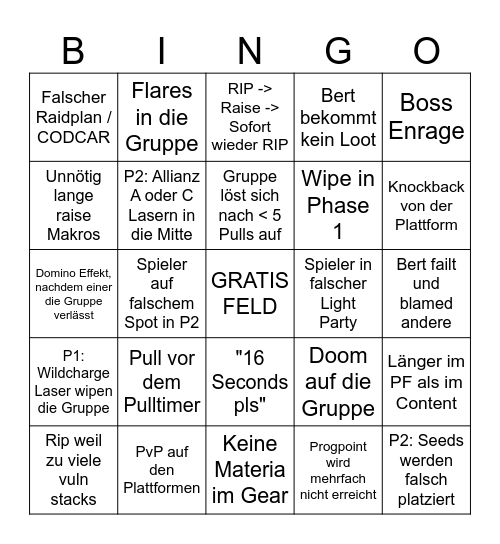 Brots PF Bingo Card