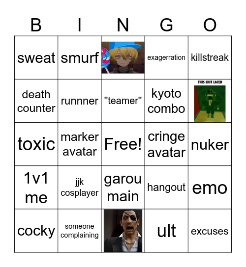 tsb bingo Card