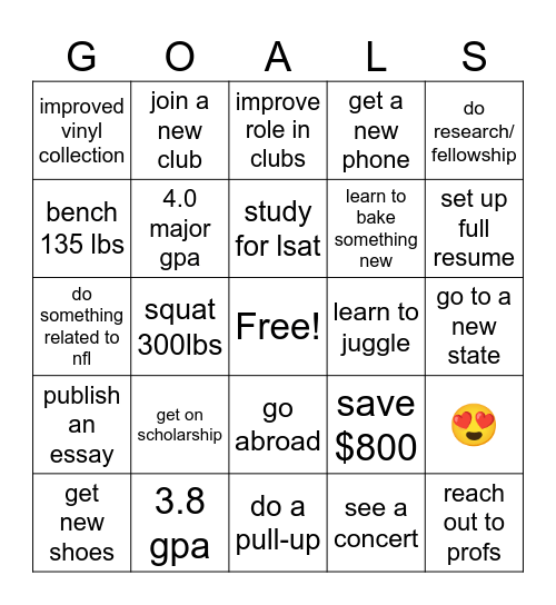 win 2025 Bingo Card