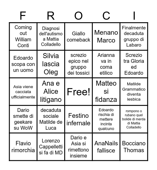 2025 BINGO Card