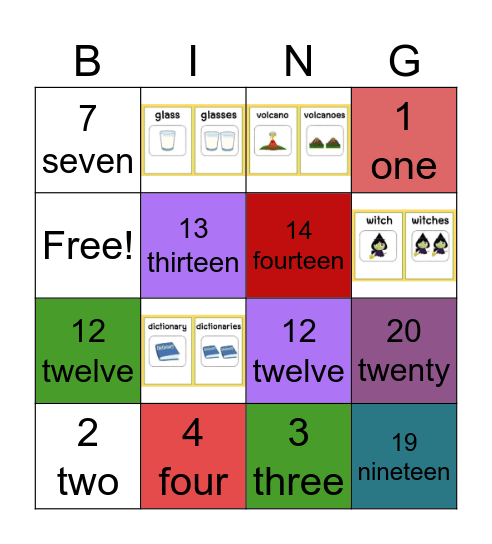 Bingo Smiles 3/M1-2 Bingo Card