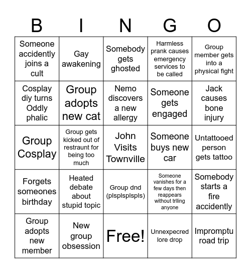 2025 Bingo Card